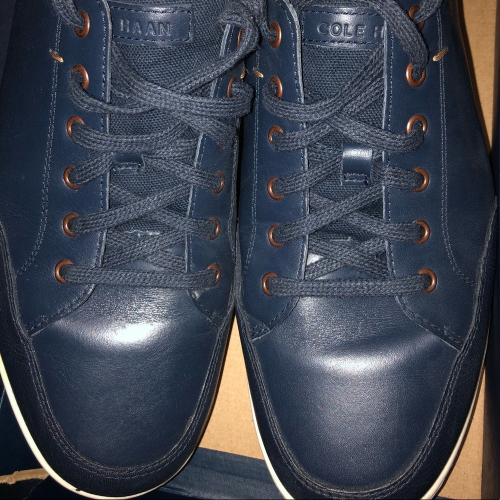 Cole Haan Casual Navy Leather Sneakers